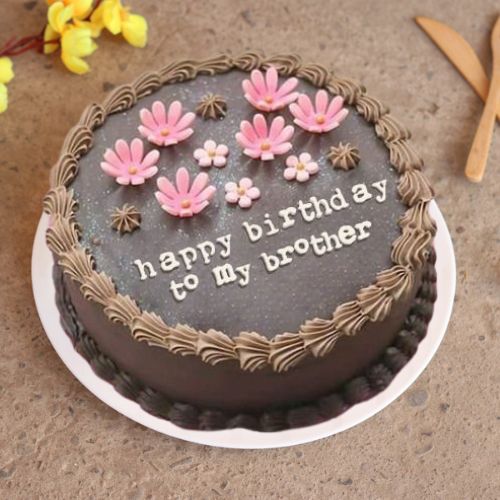 Cakes for Brother, buy online birthday cakes for brother, order designer cakes for brother, photo cakes for brother, order online minion cakes for brother