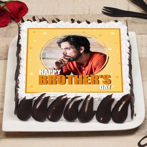 Cakes for Brother, buy online birthday cakes for brother, order designer cakes for brother, photo cakes for brother, order online minion cakes for brother