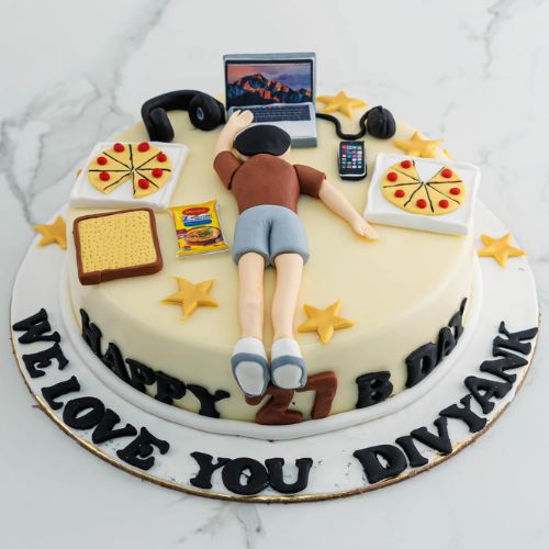 Cakes for Brother, buy online birthday cakes for brother, order designer cakes for brother, photo cakes for brother, order online minion cakes for brother