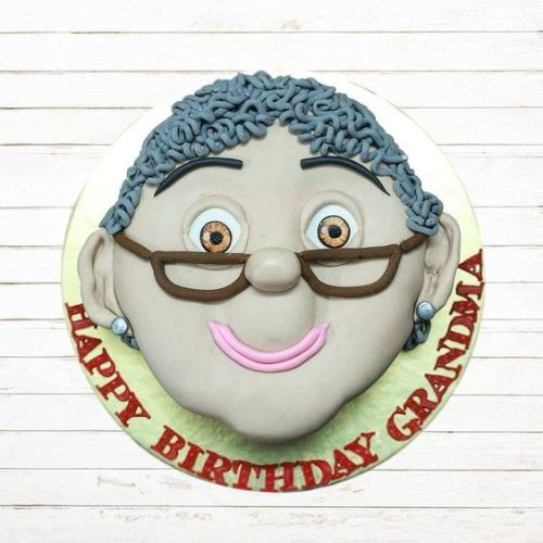 designer cakes for grand mother, cakes for grand mom