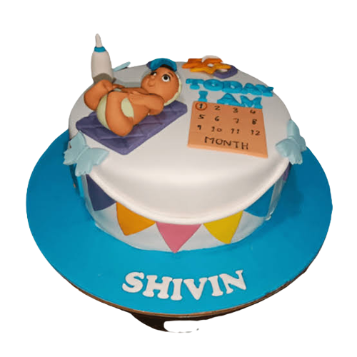 designer cakes for new born baby, order cakes for baby shower, fondant cakes order for baby shower.