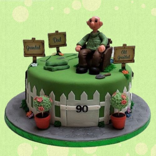 Birthday cake for grandfather, grandfather cake delivery