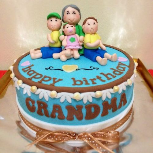 designer cakes for grand mother, cakes for grand mom