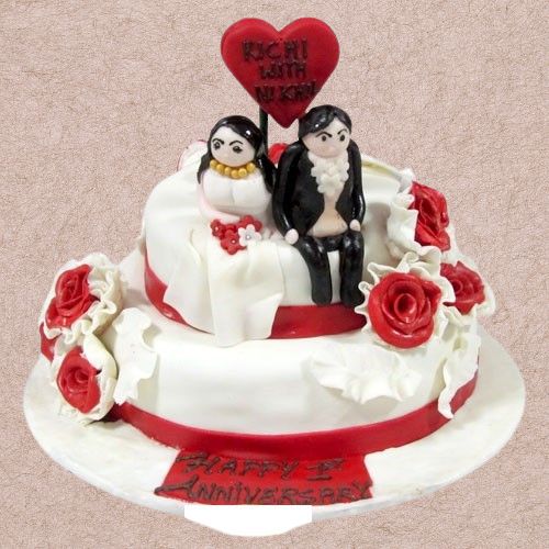 send online wedding cakes, buy online customized wedding cakes, order heart-shaped wedding cakes, send 2-tier Wedding cakes online, order marriage anniversary cakes, send online wedding night cakes