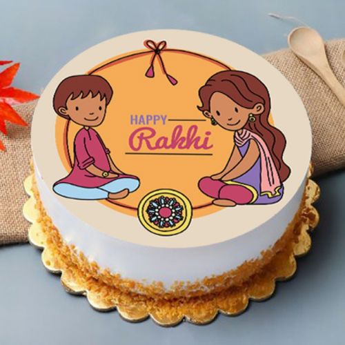 Order Rakhi Cakes Online, Buy Online Rakhi Cakes, Send Rakhi Cakes to Brother, order customized rakhi cakes, online best rakhi cakes