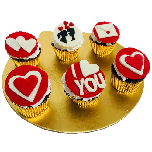 order cupcakes for anniversary in India, online birthday cupcakes in India, cupcakes delivery in India, send cupcakes to India, same day delivery in India