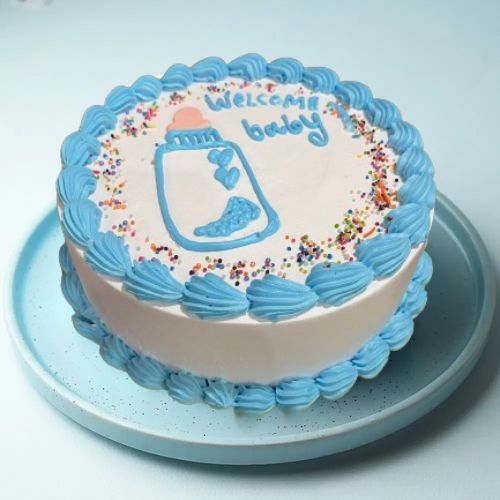 designer cakes for new born baby, order cakes for baby shower, fondant cakes order for baby shower.