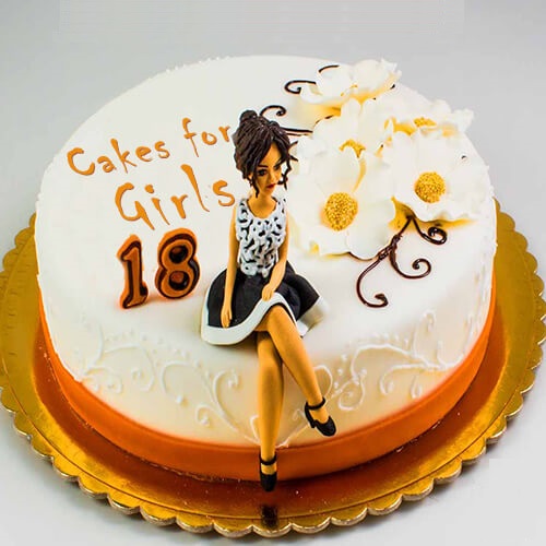 cake for her, fondant cake for her, mac makeupcake, order birthday cake for her.