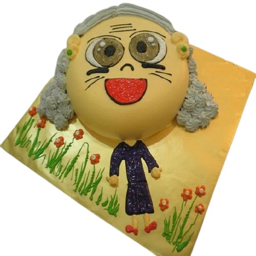 designer cakes for grand mother, cakes for grand mom