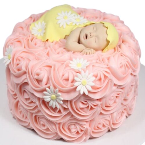 designer cakes for new born baby, order cakes for baby shower, fondant cakes order for baby shower.