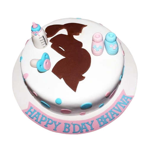 designer cakes for new born baby, order cakes for baby shower, fondant cakes order for baby shower.