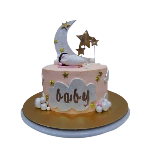 designer cakes for new born baby, order cakes for baby shower, fondant cakes order for baby shower.