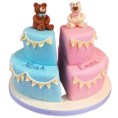 designer cakes for new born baby, order cakes for baby shower, fondant cakes order for baby shower.